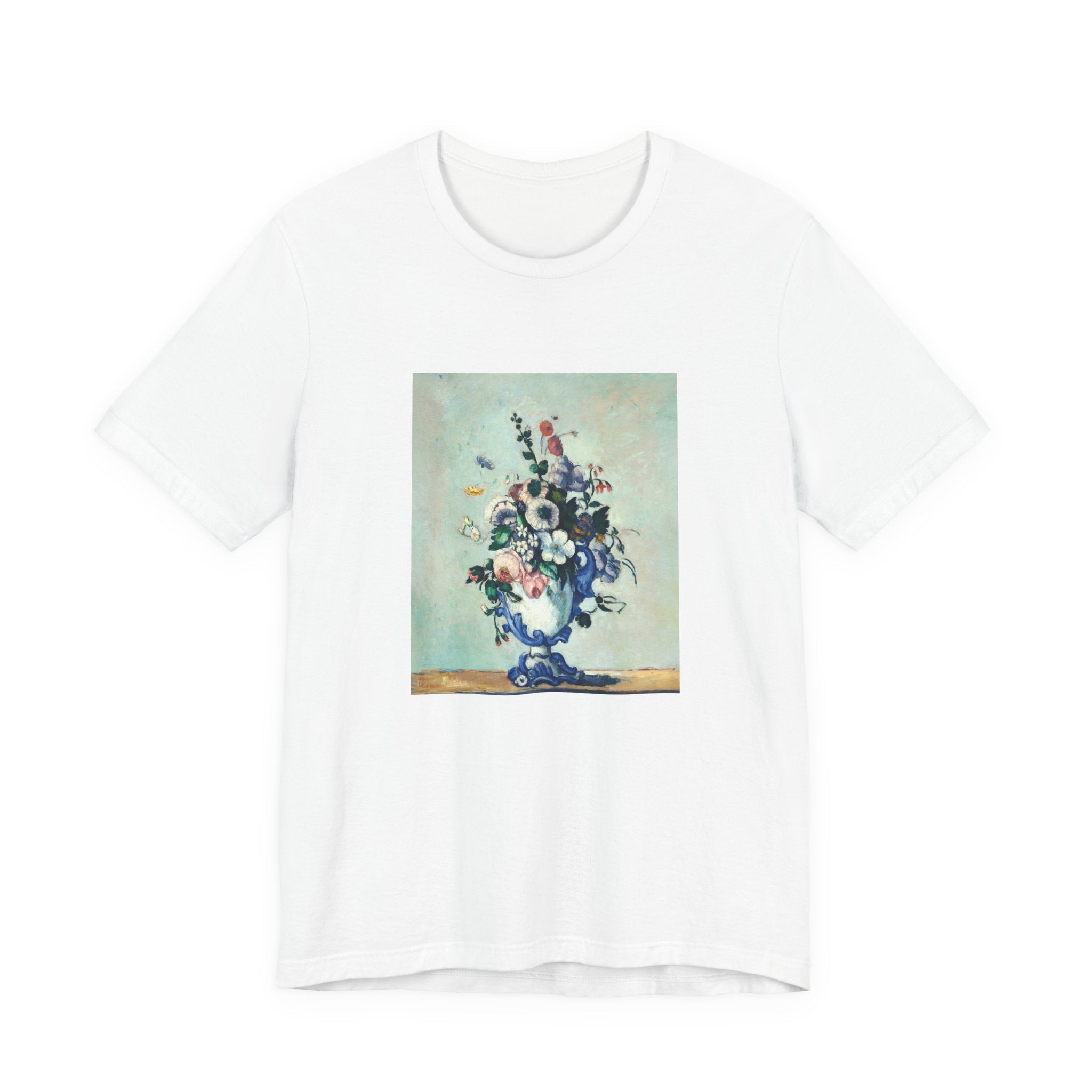 Masters of Art Paul Cézanne's Rococo Vase Unisex Jersey Short Sleeve T-Shirt - POPvault
