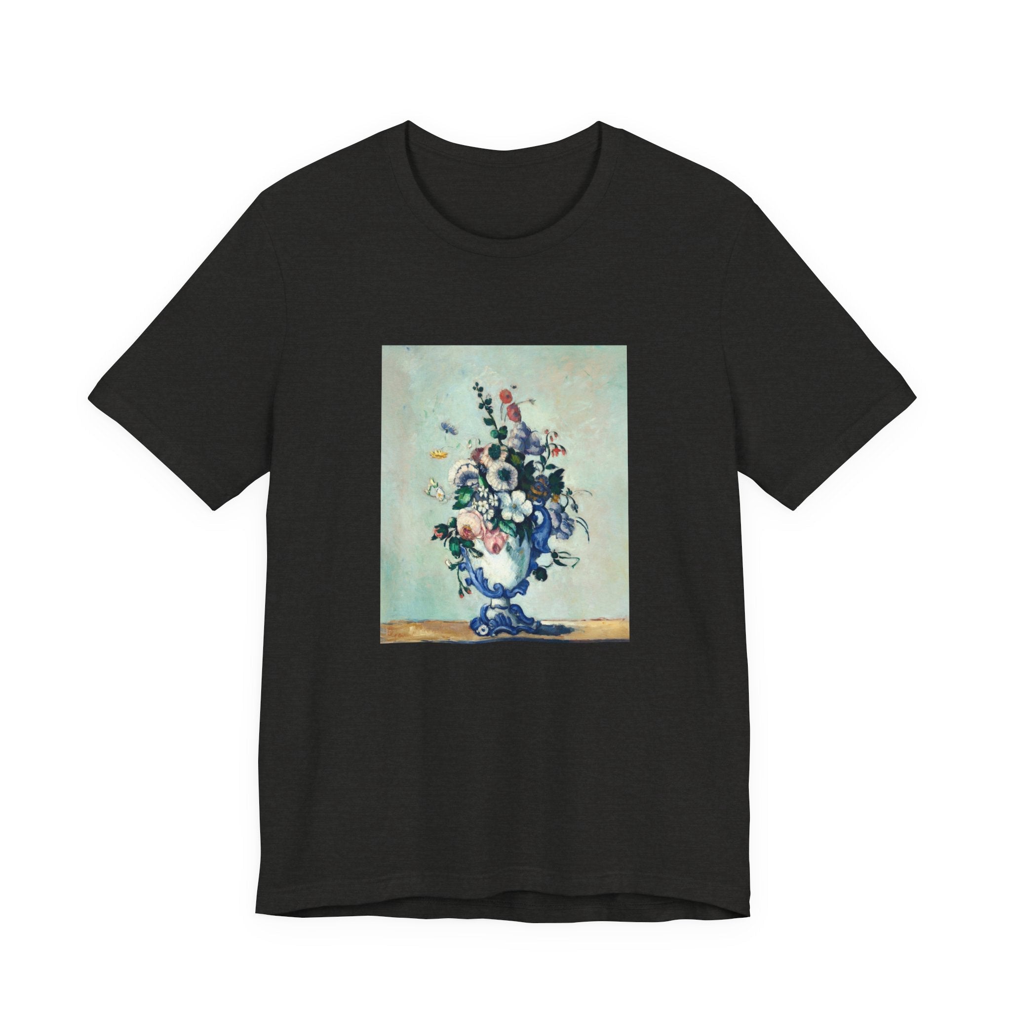 Masters of Art Paul Cézanne's Rococo Vase Unisex Jersey Short Sleeve T-Shirt - POPvault