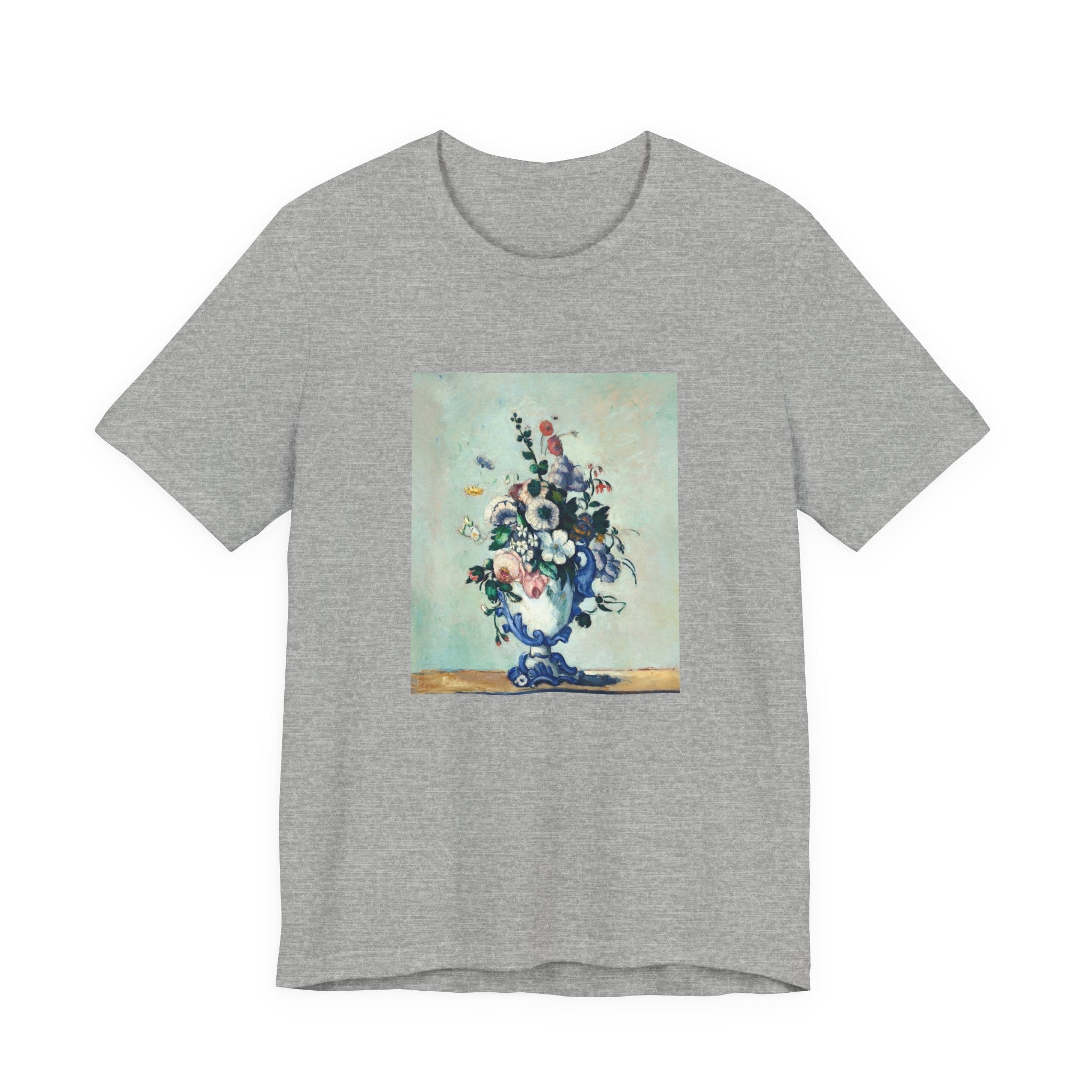Masters of Art Paul Cézanne's Rococo Vase Unisex Jersey Short Sleeve T-Shirt - POPvault