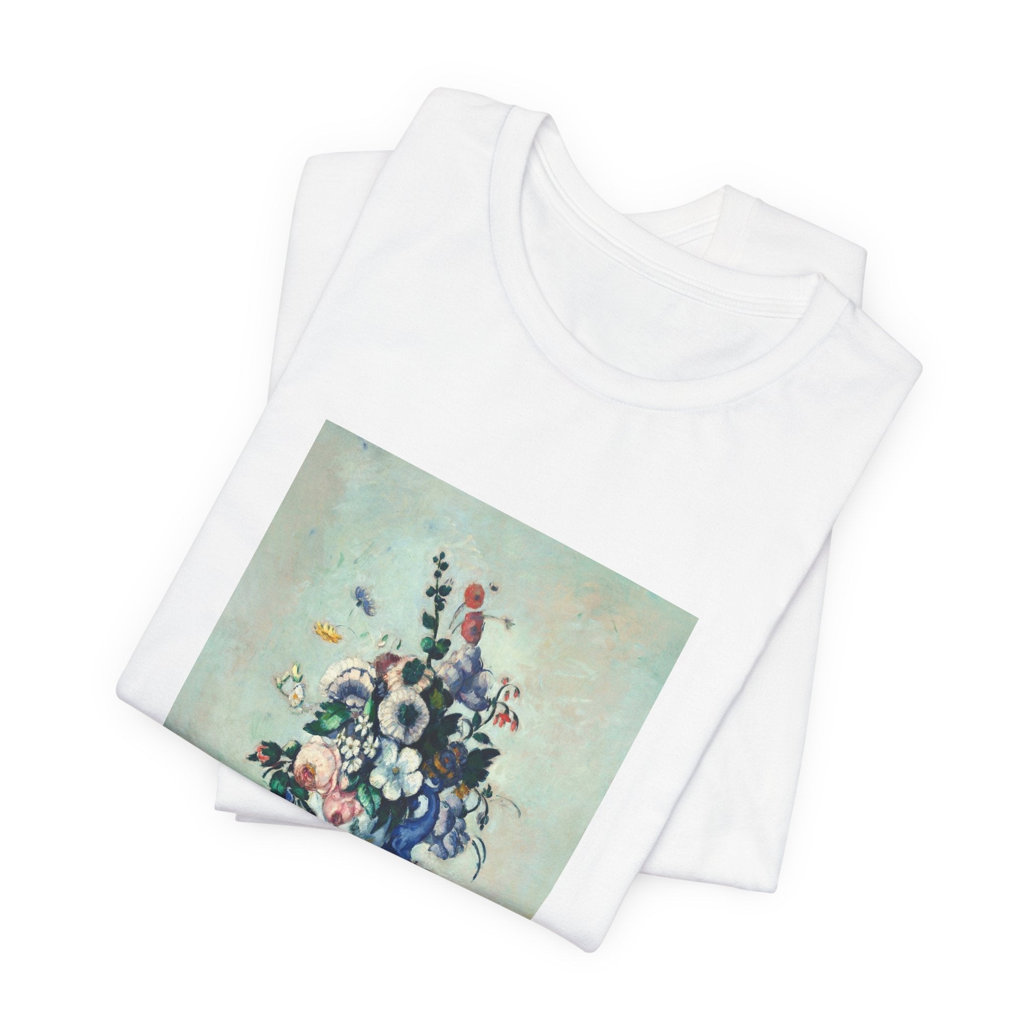 Masters of Art Paul Cézanne's Rococo Vase Unisex Jersey Short Sleeve T-Shirt - POPvault