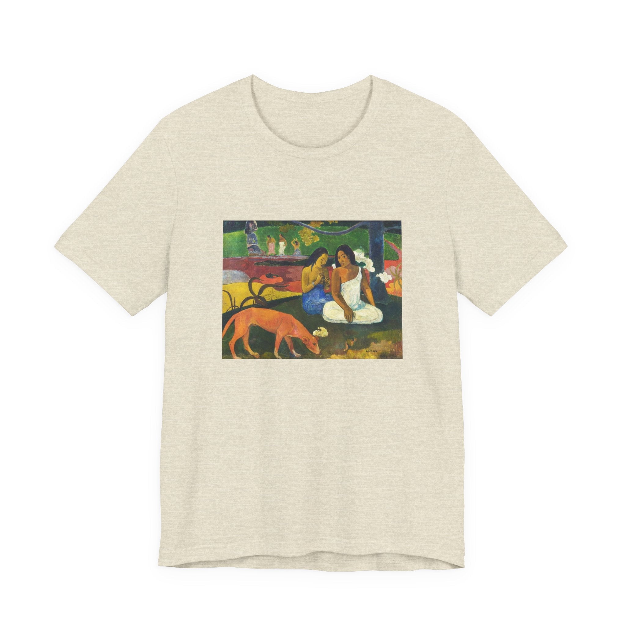 Masters of Art Paul Gauguin's Arearea Unisex Jersey Short Sleeve T-Shirt - POPvault