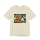 Masters of Art Paul Gauguin's Arearea Unisex Jersey Short Sleeve T-Shirt - POPvault