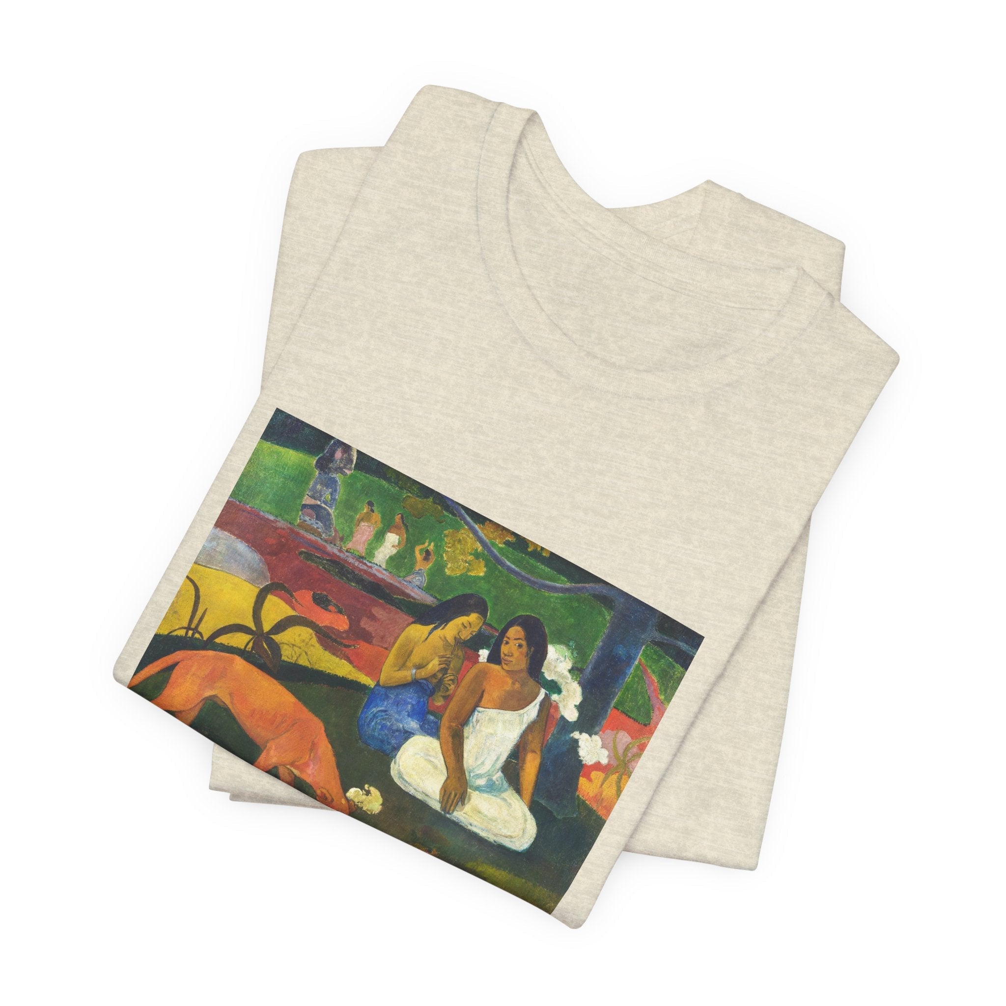 Masters of Art Paul Gauguin's Arearea Unisex Jersey Short Sleeve T-Shirt - POPvault