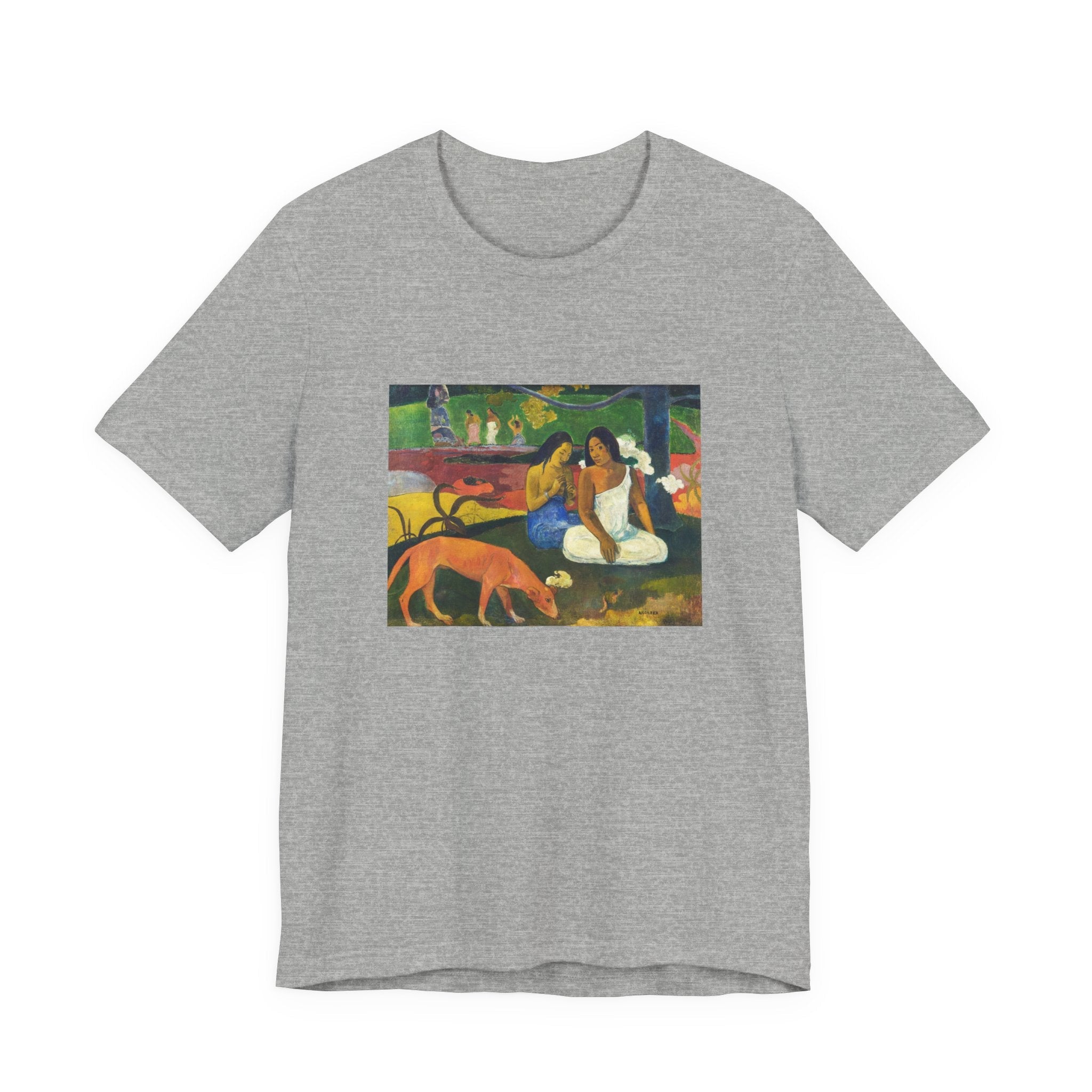 Masters of Art Paul Gauguin's Arearea Unisex Jersey Short Sleeve T-Shirt - POPvault