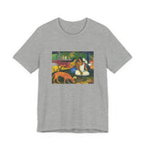 Masters of Art Paul Gauguin's Arearea Unisex Jersey Short Sleeve T-Shirt - POPvault