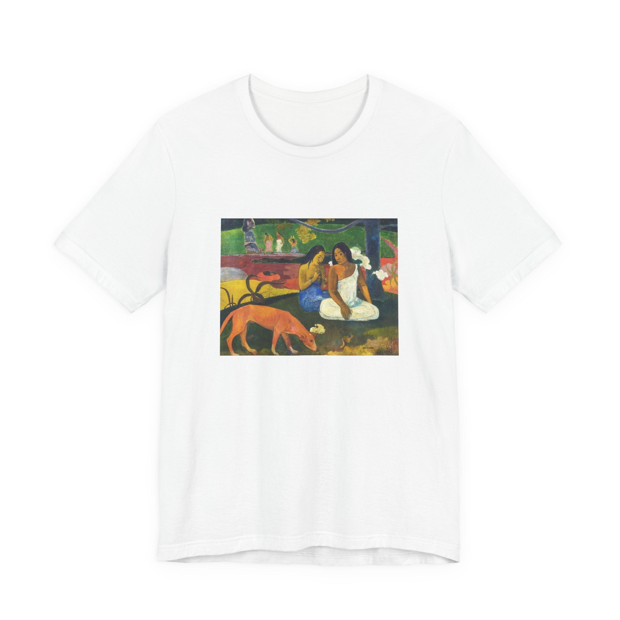 Masters of Art Paul Gauguin's Arearea Unisex Jersey Short Sleeve T-Shirt - POPvault