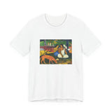 Masters of Art Paul Gauguin's Arearea Unisex Jersey Short Sleeve T-Shirt - POPvault