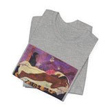 Masters of Art Paul Gauguin's Spirit of the Dead Watching Unisex Jersey Short Sleeve T-Shirt - POPvault