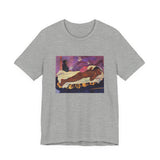 Masters of Art Paul Gauguin's Spirit of the Dead Watching Unisex Jersey Short Sleeve T-Shirt - POPvault
