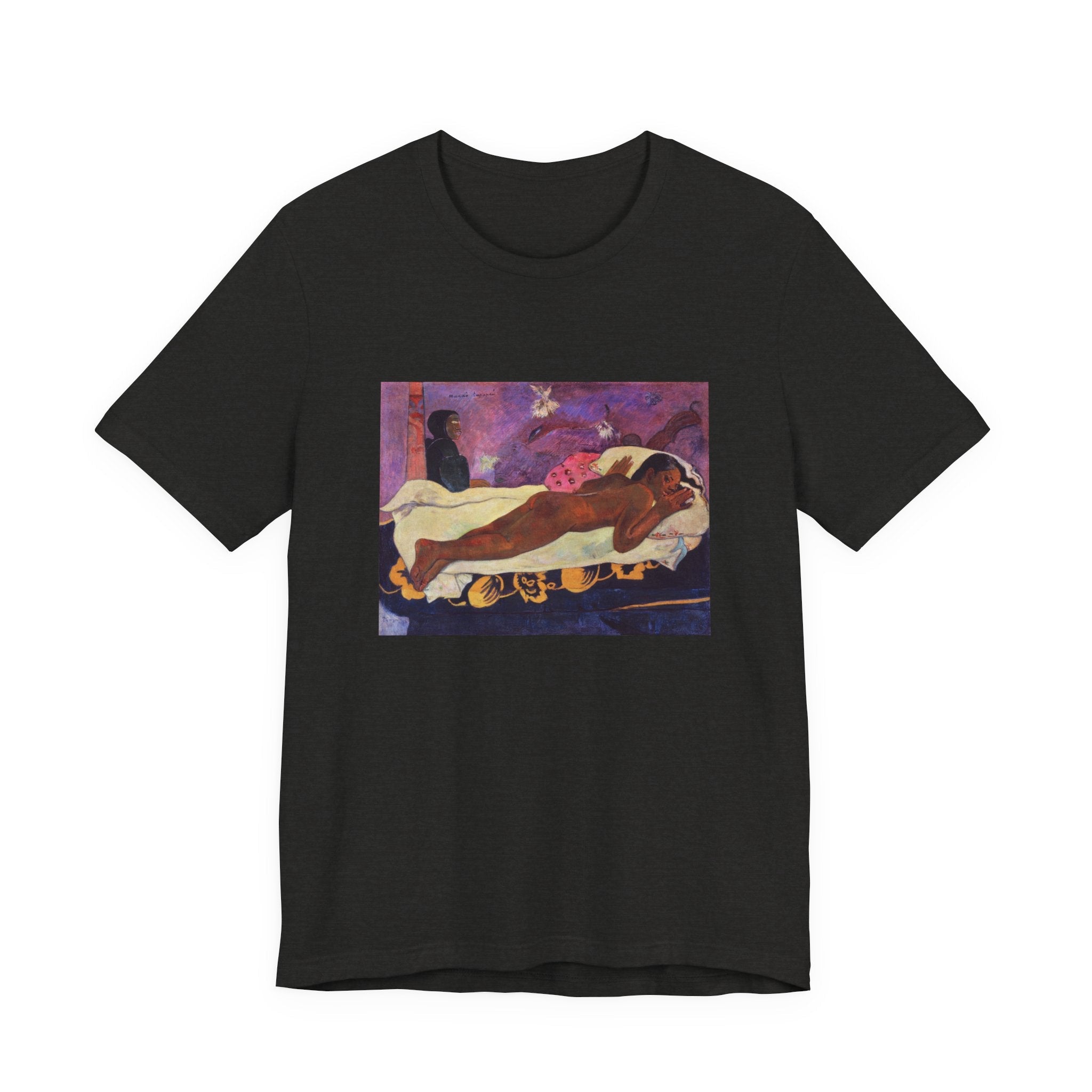 Masters of Art Paul Gauguin's Spirit of the Dead Watching Unisex Jersey Short Sleeve T-Shirt - POPvault
