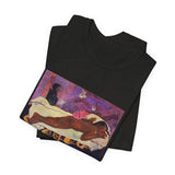 Masters of Art Paul Gauguin's Spirit of the Dead Watching Unisex Jersey Short Sleeve T-Shirt - POPvault