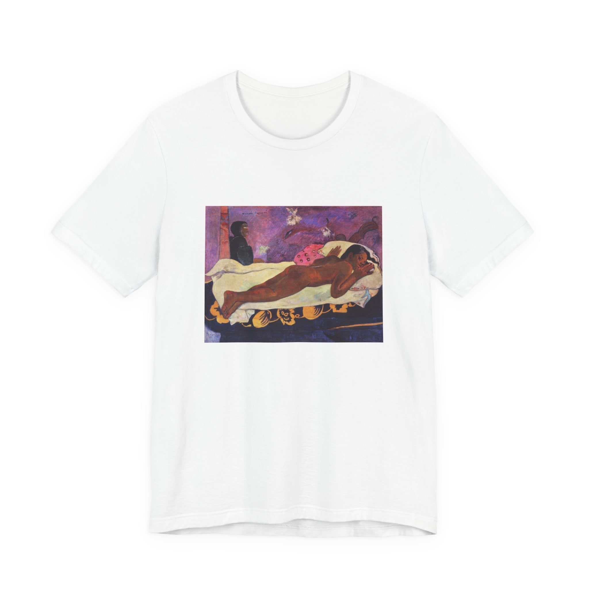 Masters of Art Paul Gauguin's Spirit of the Dead Watching Unisex Jersey Short Sleeve T-Shirt - POPvault