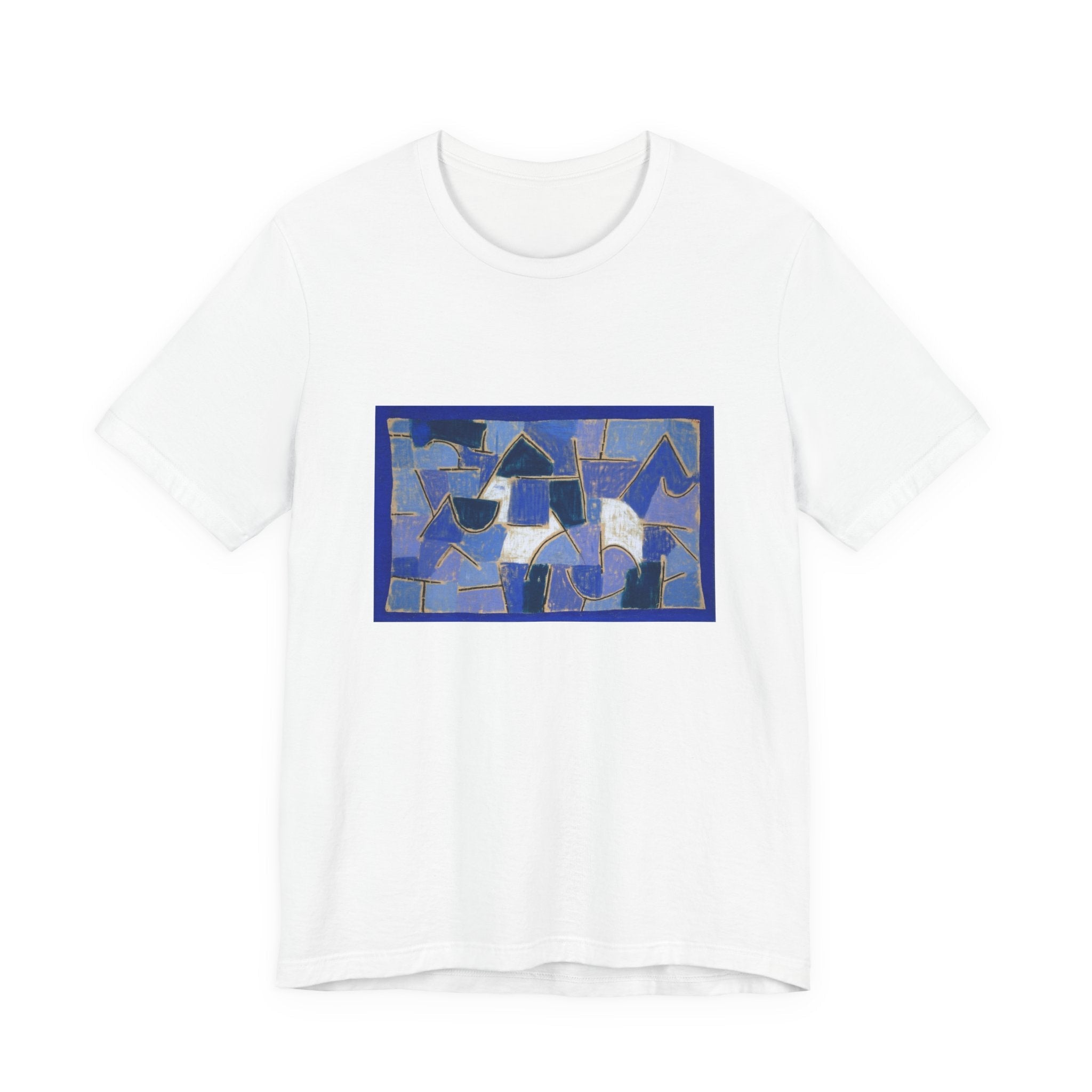 Masters of Art Paul Klee Blue Night Unisex Jersey Short Sleeve T-Shirt - POPvault