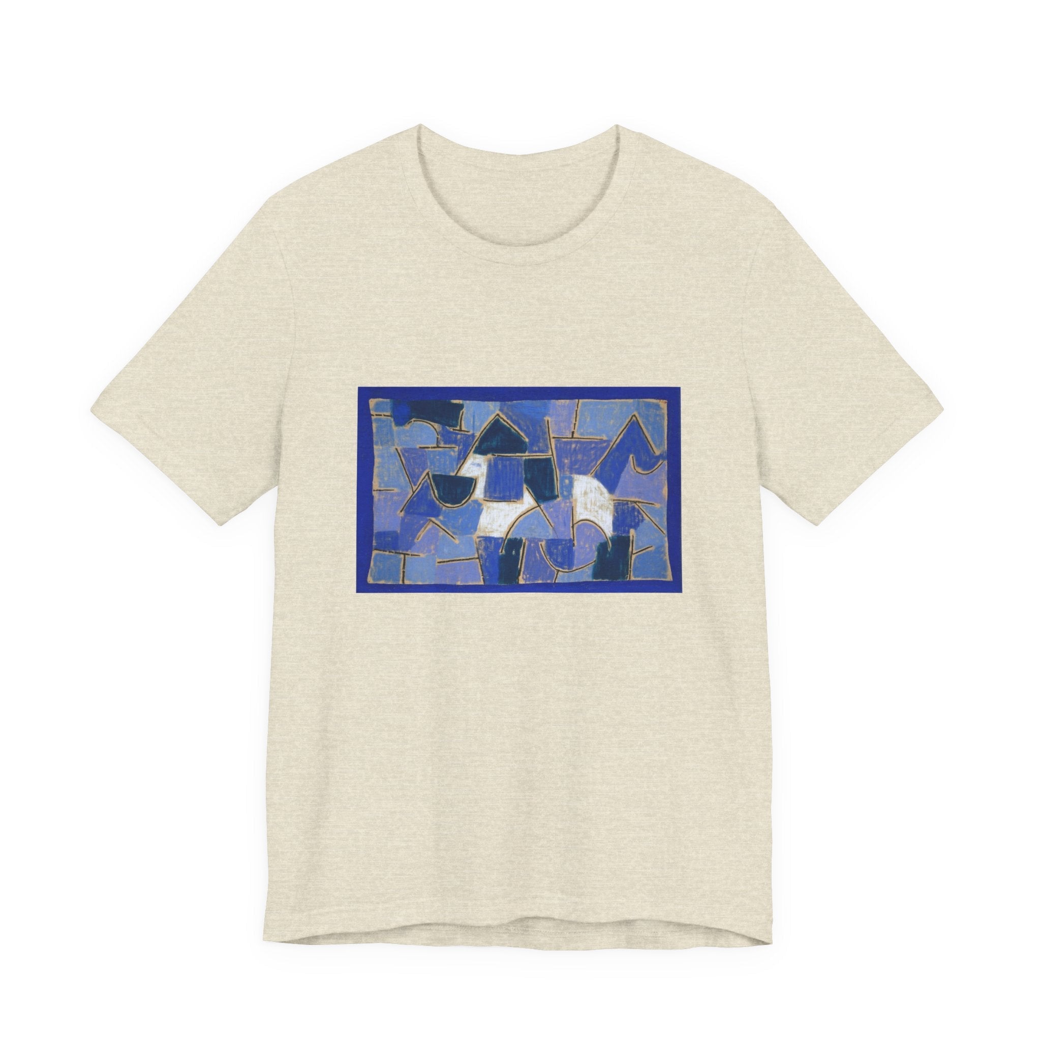Masters of Art Paul Klee Blue Night Unisex Jersey Short Sleeve T-Shirt - POPvault