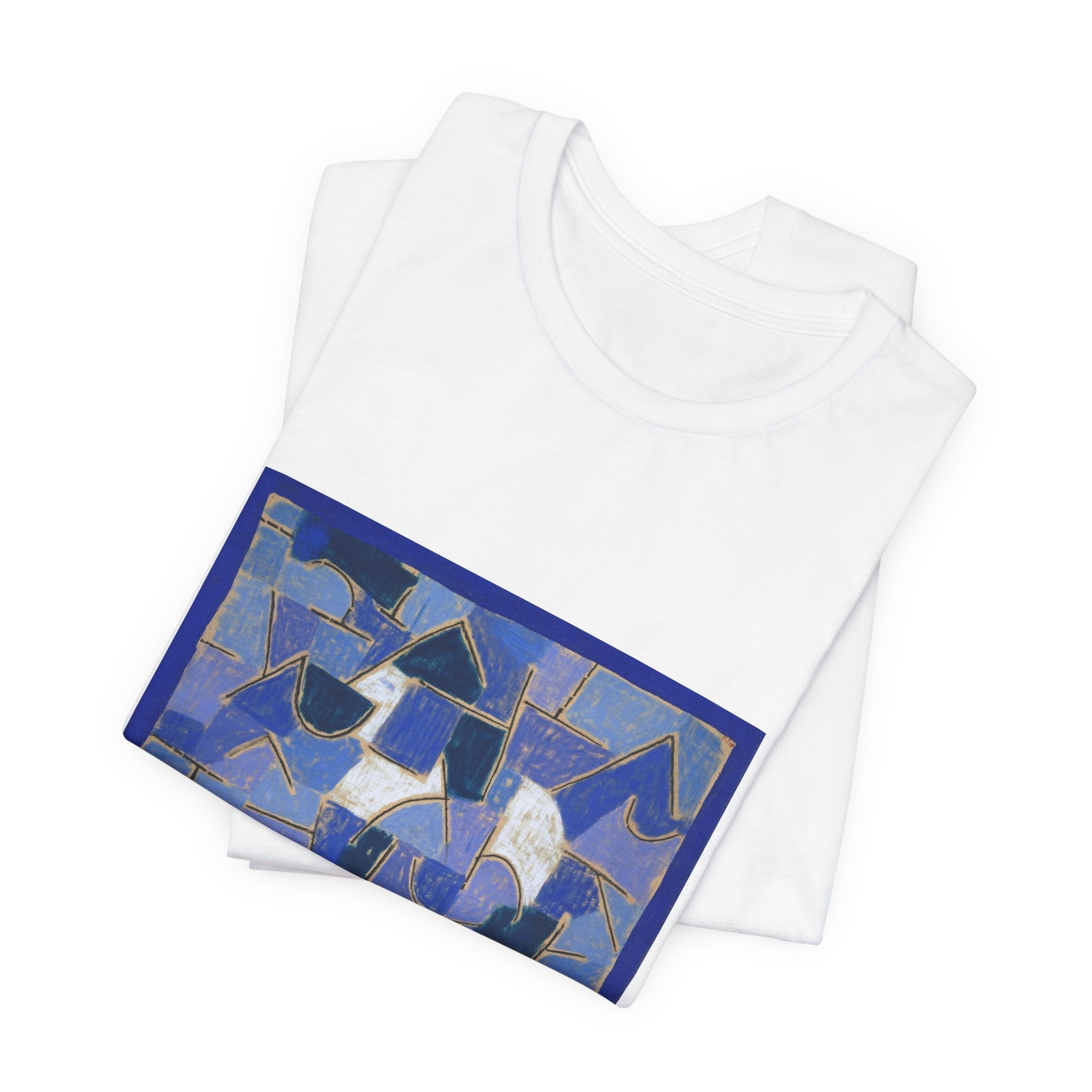 Masters of Art Paul Klee Blue Night Unisex Jersey Short Sleeve T-Shirt - POPvault