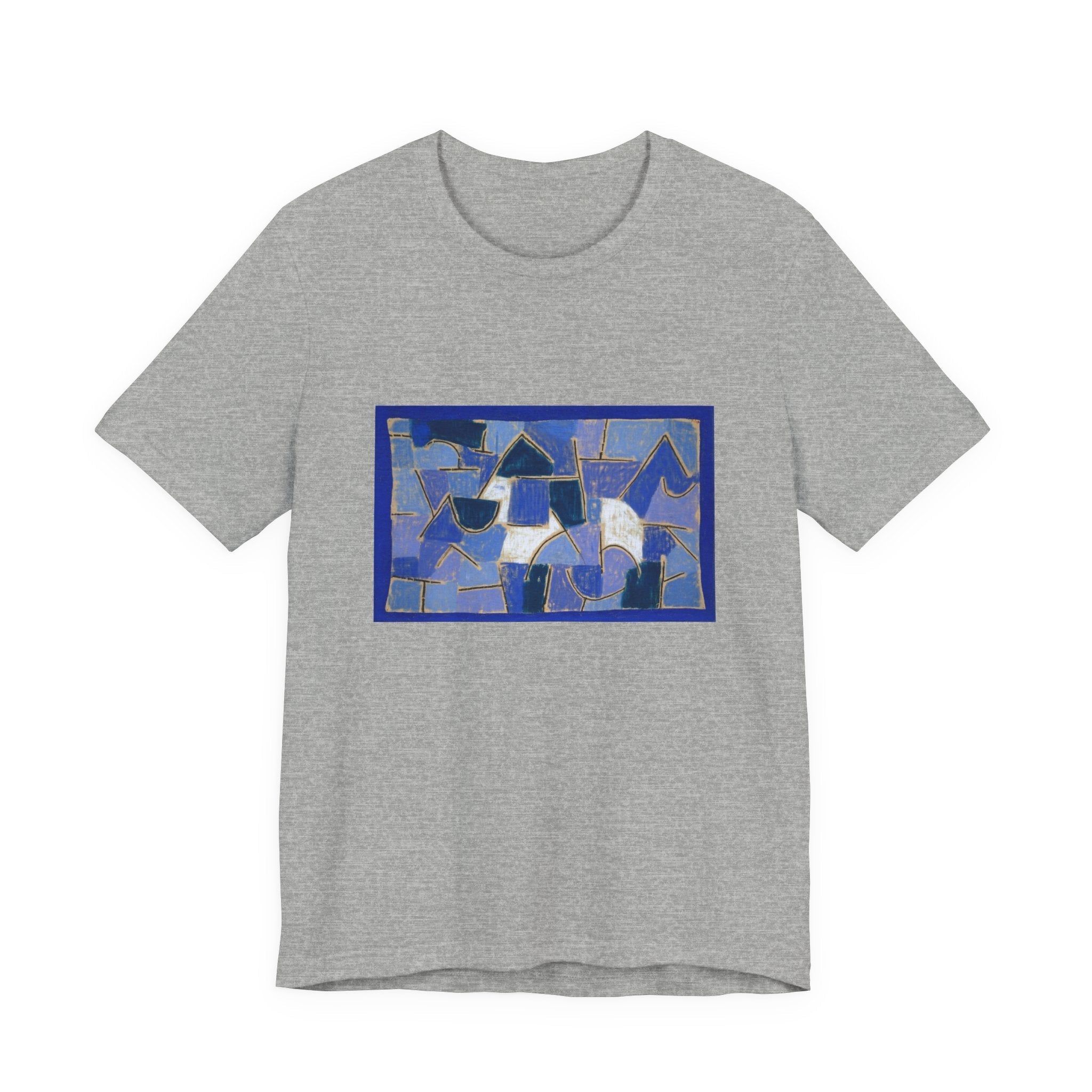 Masters of Art Paul Klee Blue Night Unisex Jersey Short Sleeve T-Shirt - POPvault