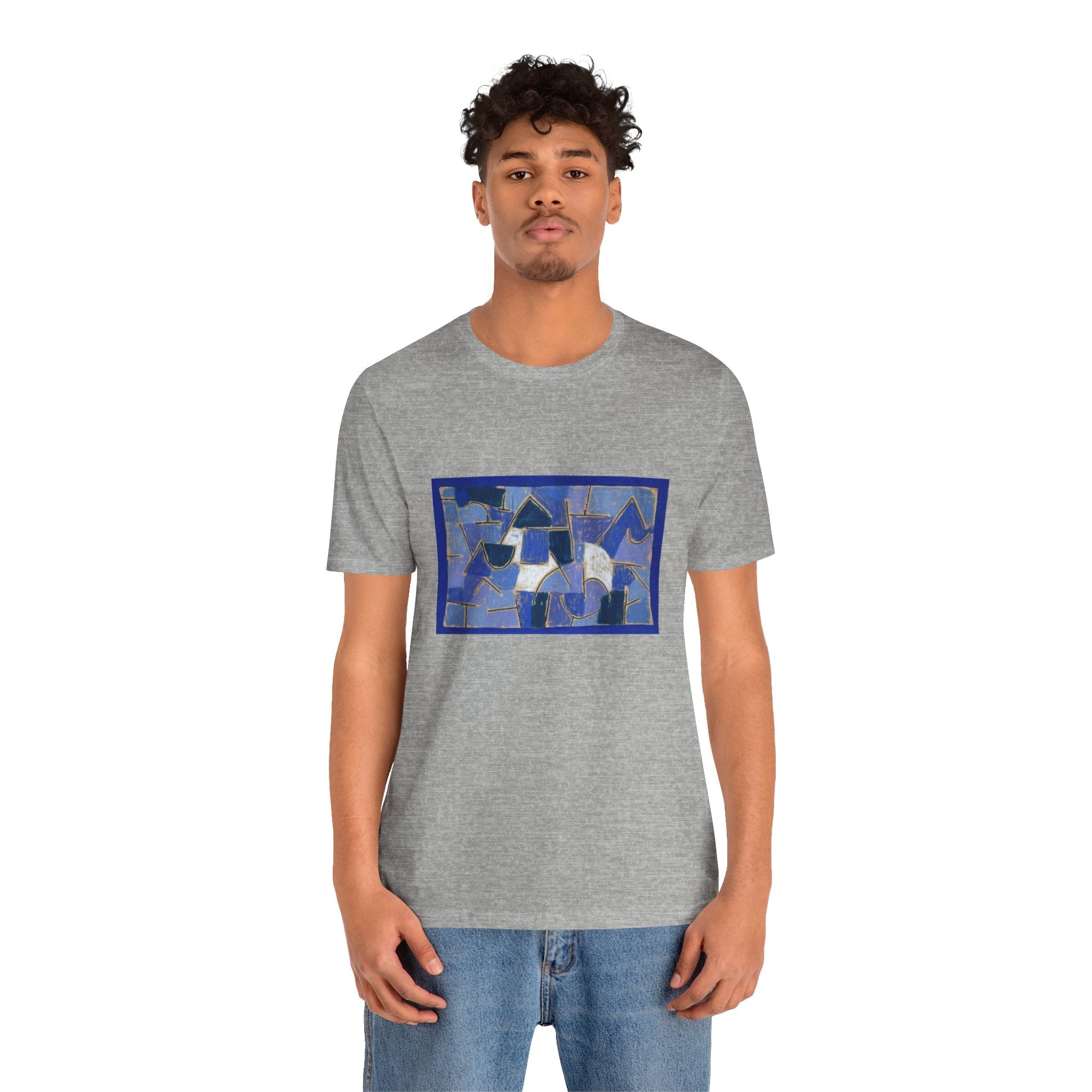 Masters of Art Paul Klee Blue Night Unisex Jersey Short Sleeve T-Shirt - POPvault