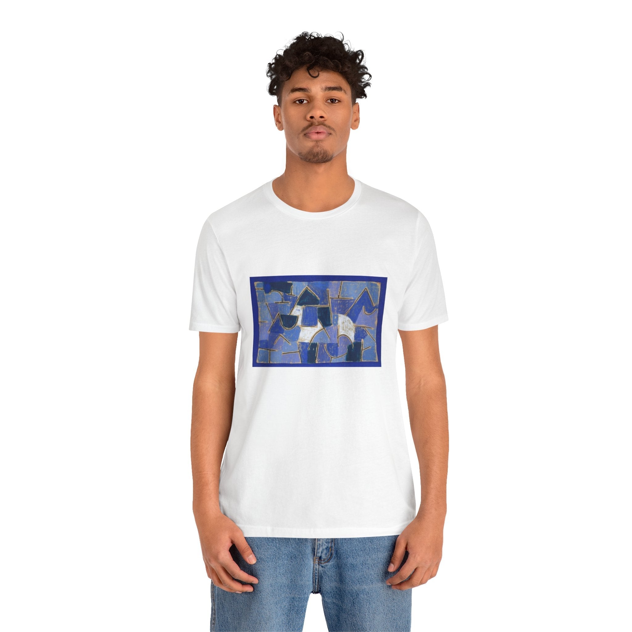 Masters of Art Paul Klee Blue Night Unisex Jersey Short Sleeve T-Shirt - POPvault