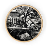Masters of Art Paul Nash Dyke by the Road Premium Wall Clock - POPvault