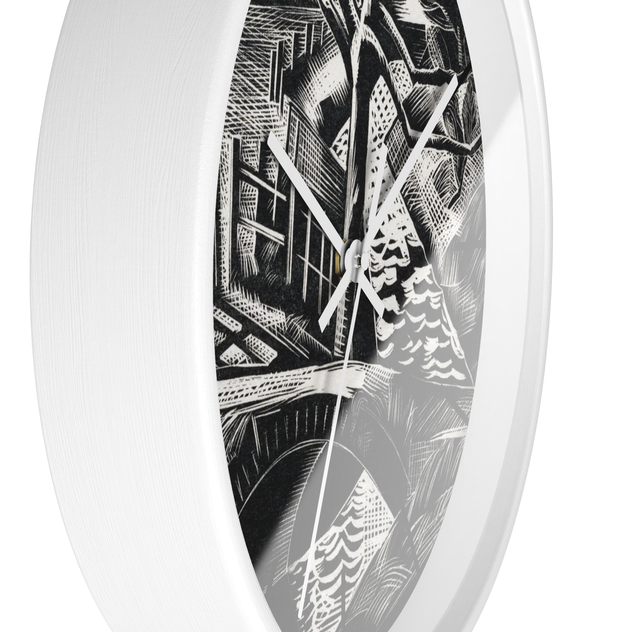 Masters of Art Paul Nash Dyke by the Road Premium Wall Clock - POPvault