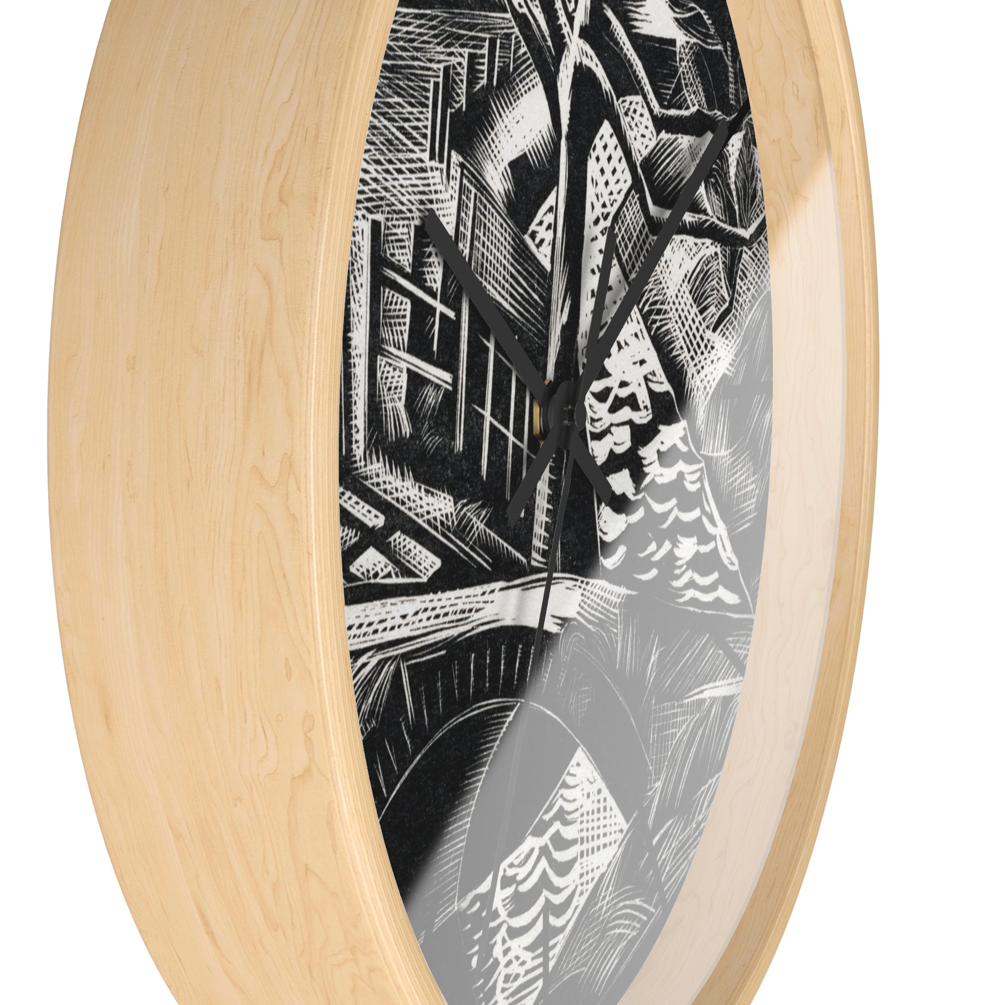 Masters of Art Paul Nash Dyke by the Road Premium Wall Clock - POPvault