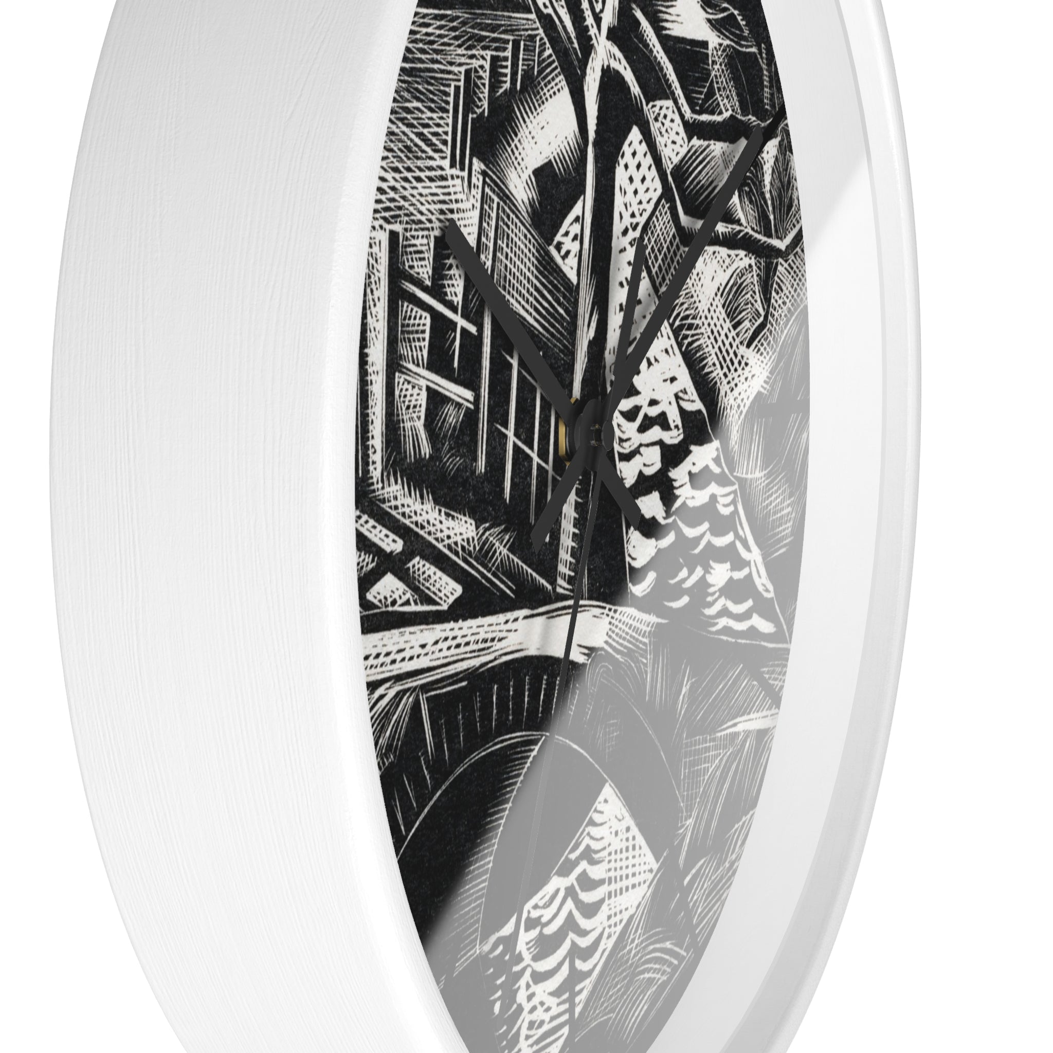 Masters of Art Paul Nash Dyke by the Road Premium Wall Clock - POPvault