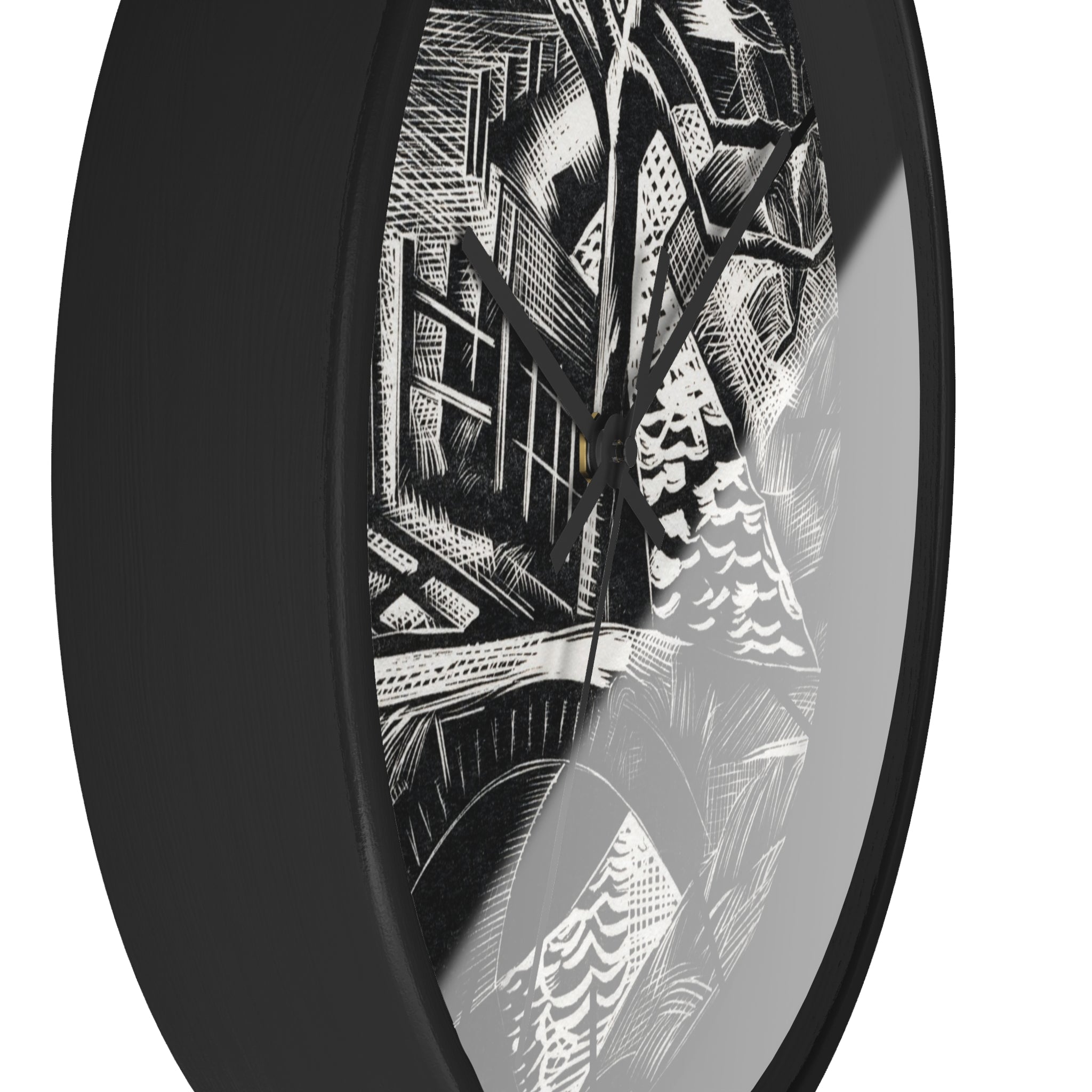 Masters of Art Paul Nash Dyke by the Road Premium Wall Clock - POPvault