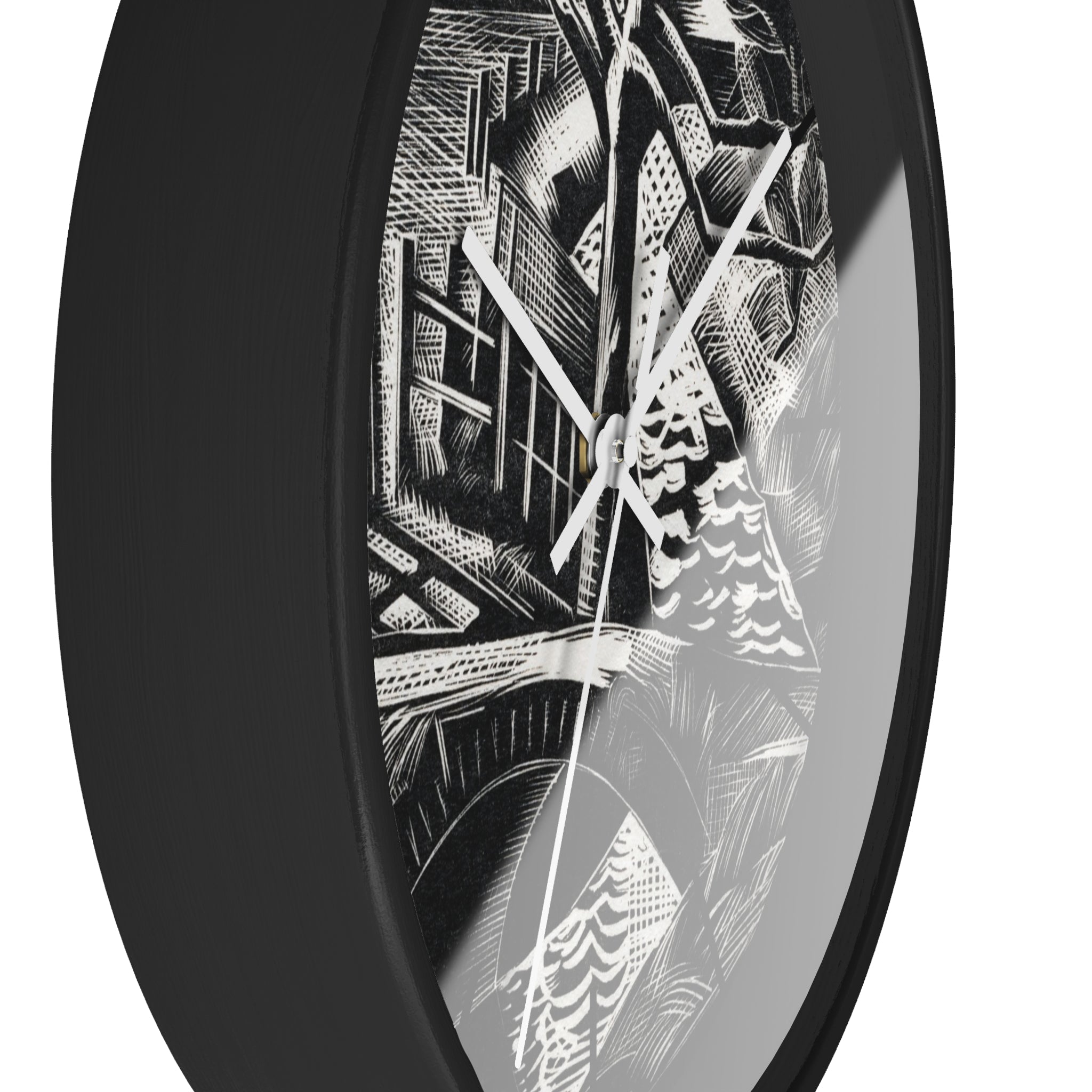 Masters of Art Paul Nash Dyke by the Road Premium Wall Clock - POPvault