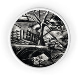Masters of Art Paul Nash Dyke by the Road Premium Wall Clock - POPvault