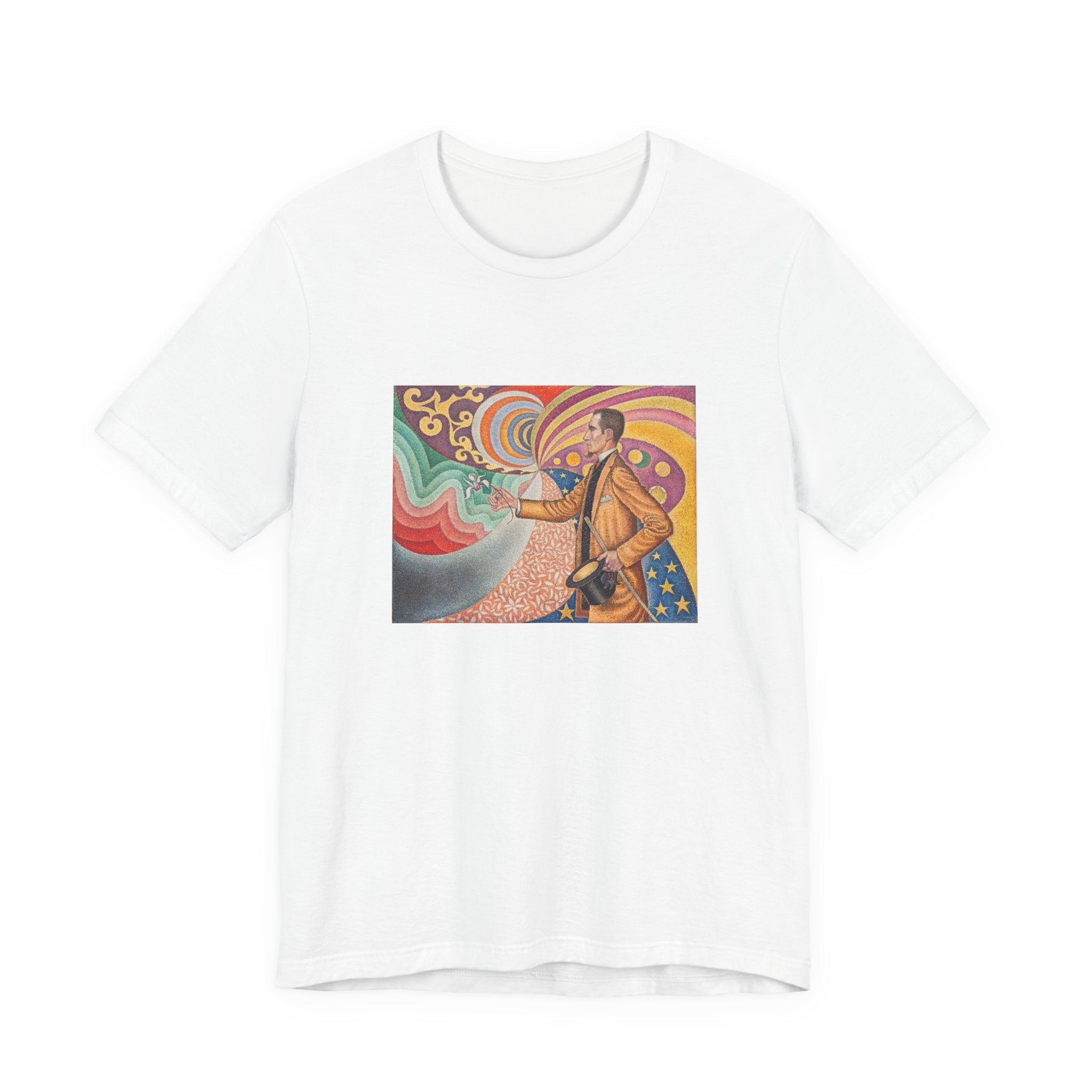 Masters of Art Paul Signac Portrait of Felix Feneon Unisex Jersey Short Sleeve T-Shirt - POPvault