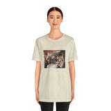 Masters of Art Pierre - Auguste Renoir's Luncheon of the Boating Party Unisex Jersey Short Sleeve T-Shirt - POPvault