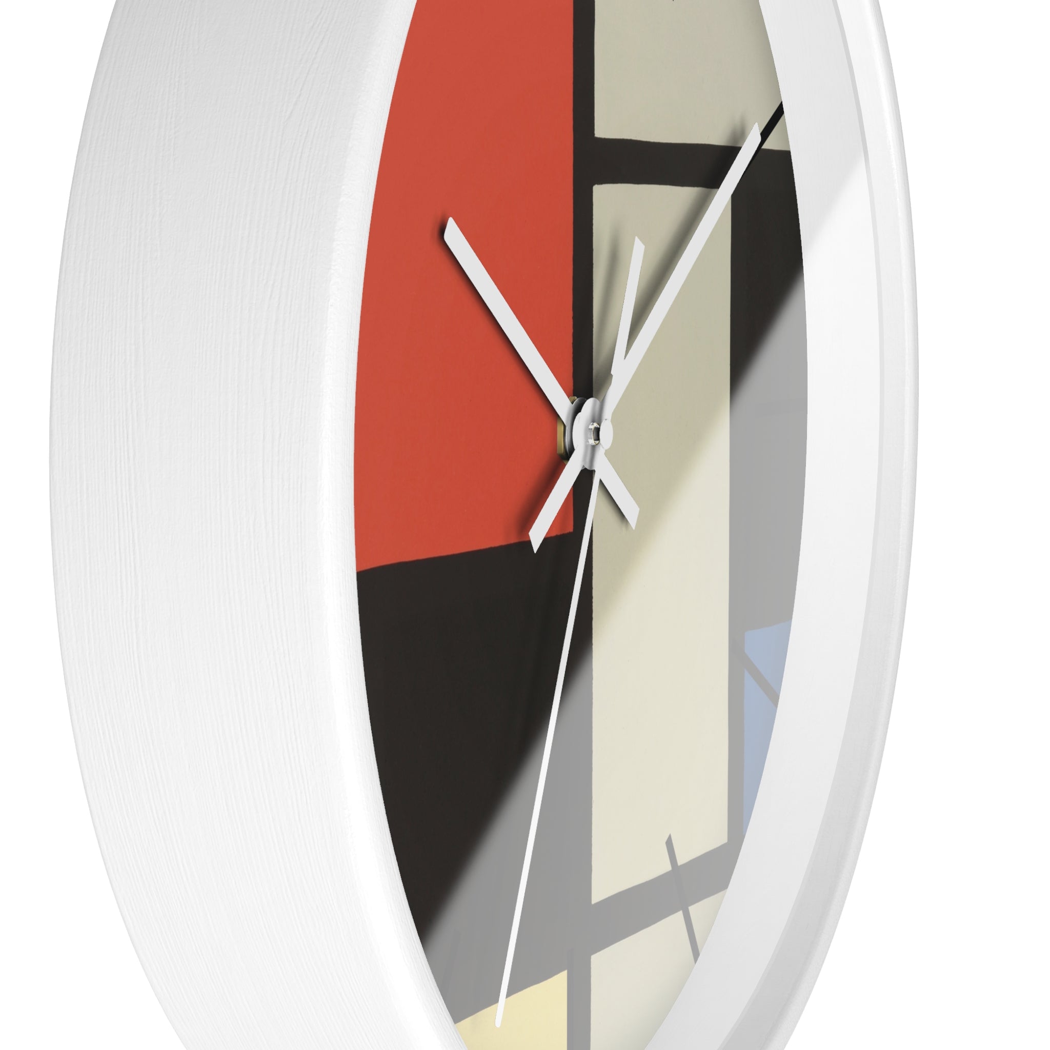 Masters of Art Piet Mondrian Composition Premium Wall Clock - POPvault