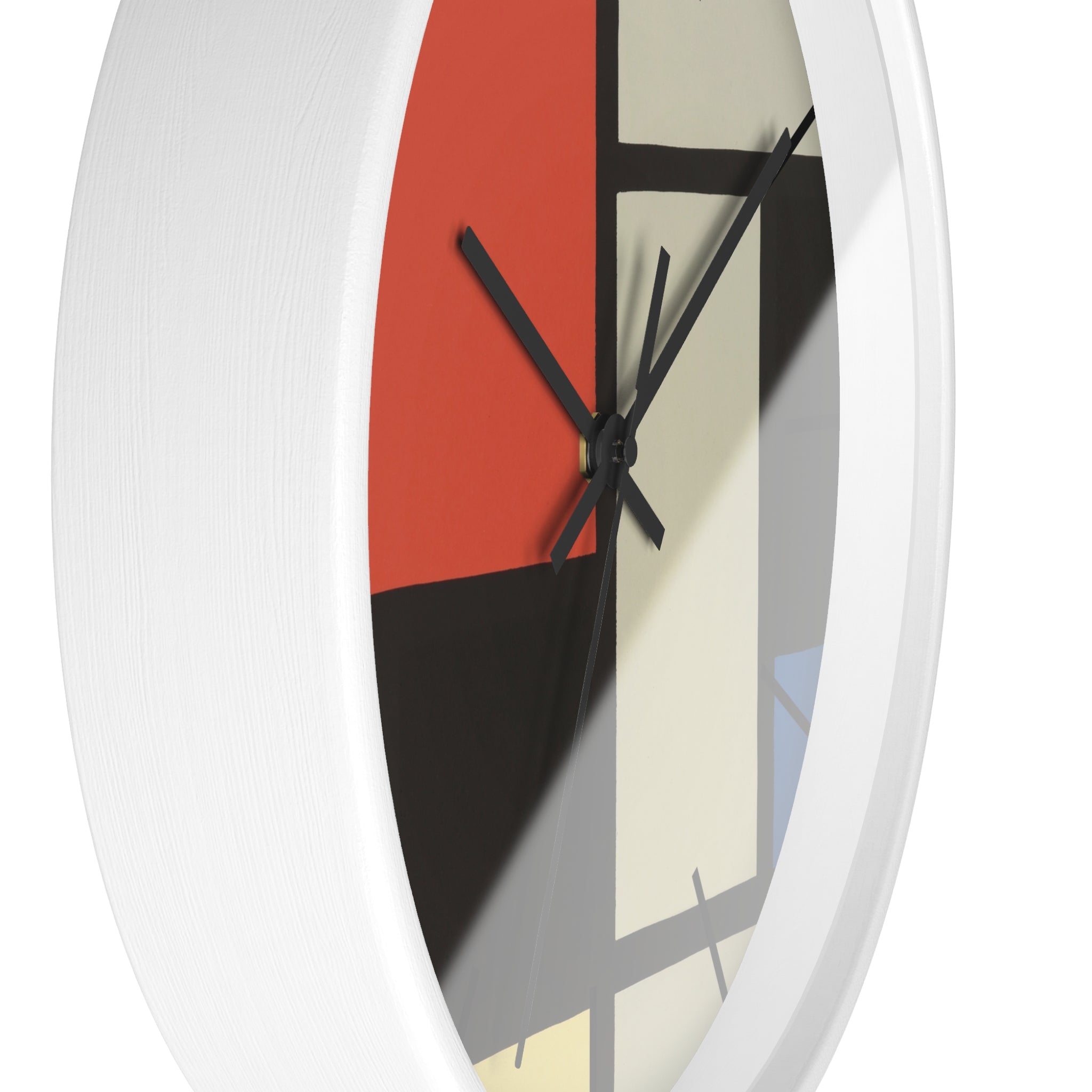 Masters of Art Piet Mondrian Composition Premium Wall Clock - POPvault