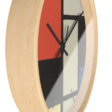 Masters of Art Piet Mondrian Composition Premium Wall Clock - POPvault