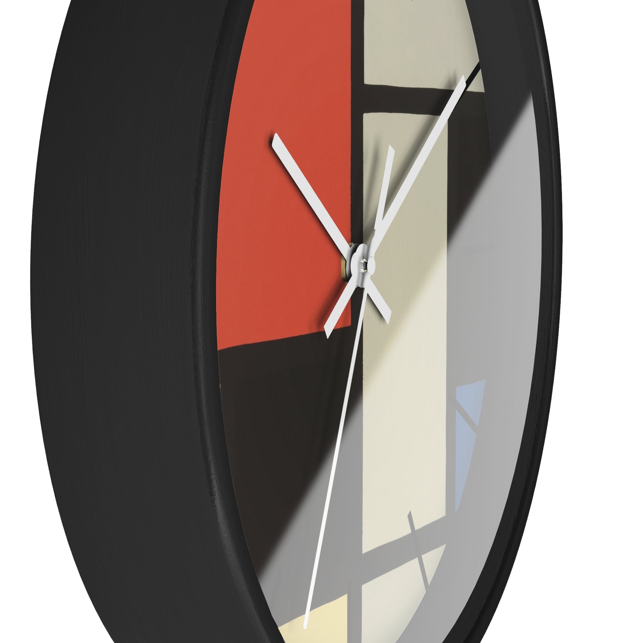 Masters of Art Piet Mondrian Composition Premium Wall Clock - POPvault