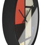 Masters of Art Piet Mondrian Composition Premium Wall Clock - POPvault