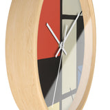 Masters of Art Piet Mondrian Composition Premium Wall Clock - POPvault