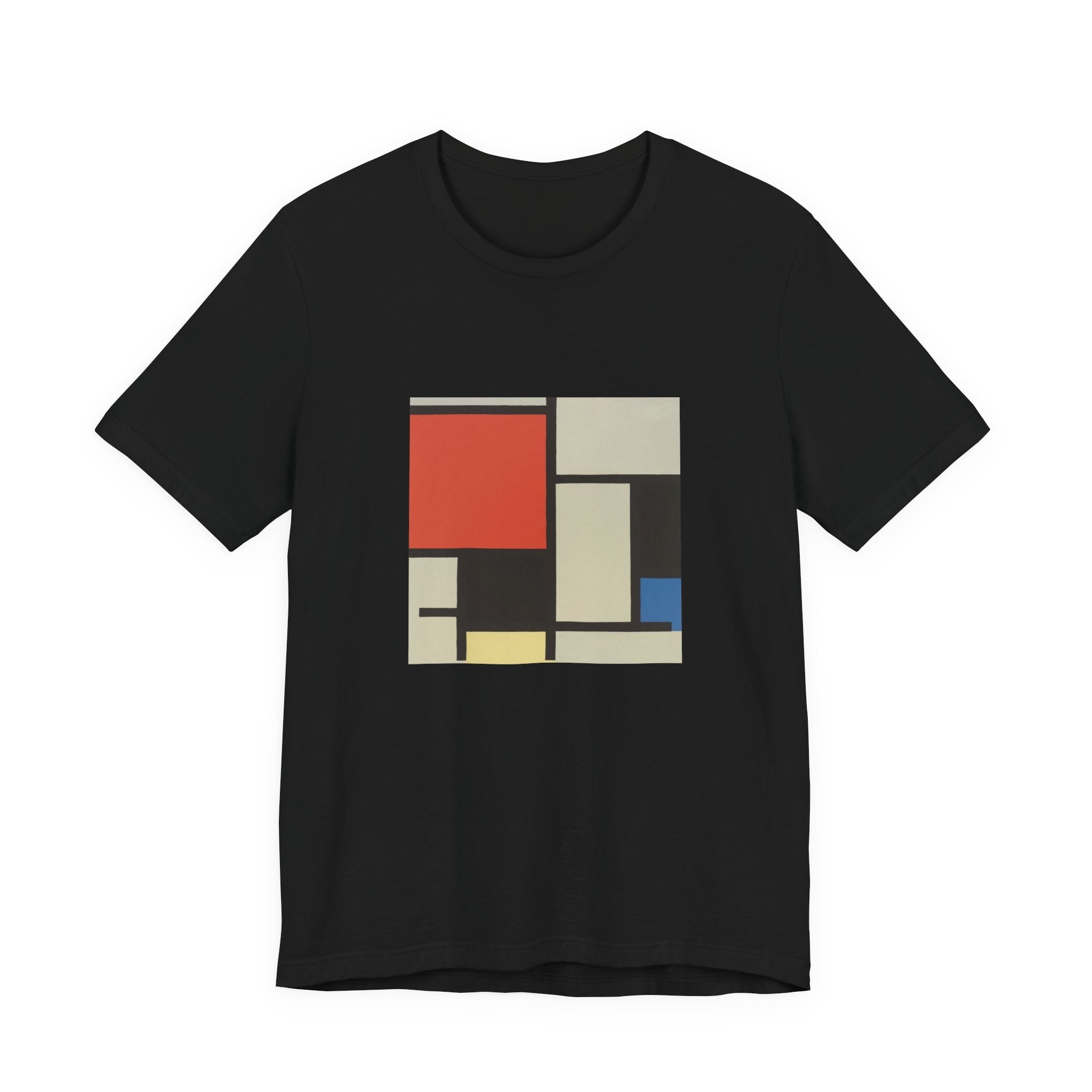 Masters of Art Piet Mondrian Composition Unisex Jersey Short Sleeve T-Shirt - POPvault
