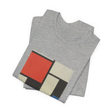 Masters of Art Piet Mondrian Composition Unisex Jersey Short Sleeve T-Shirt - POPvault