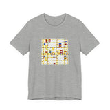 Masters of Art Piet Mondrian's Broadway Boogie Woogie Unisex Jersey Short Sleeve T-Shirt - POPvault
