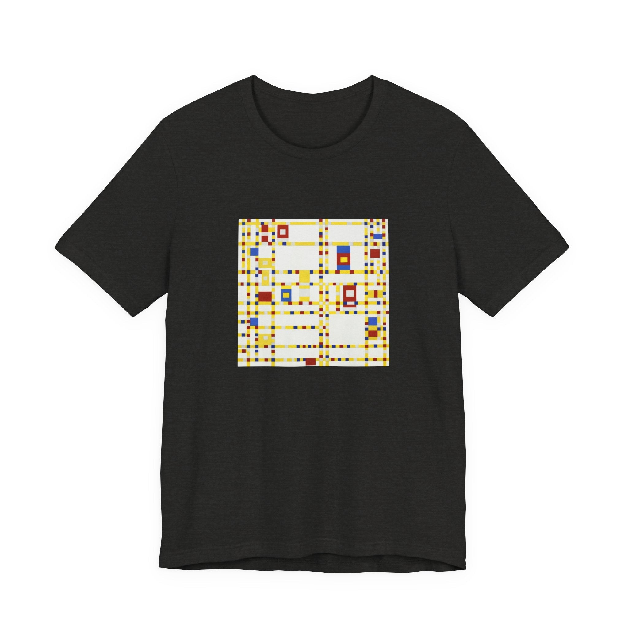 Masters of Art Piet Mondrian's Broadway Boogie Woogie Unisex Jersey Short Sleeve T-Shirt - POPvault