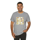 Masters of Art Piet Mondrian's Broadway Boogie Woogie Unisex Jersey Short Sleeve T-Shirt - POPvault