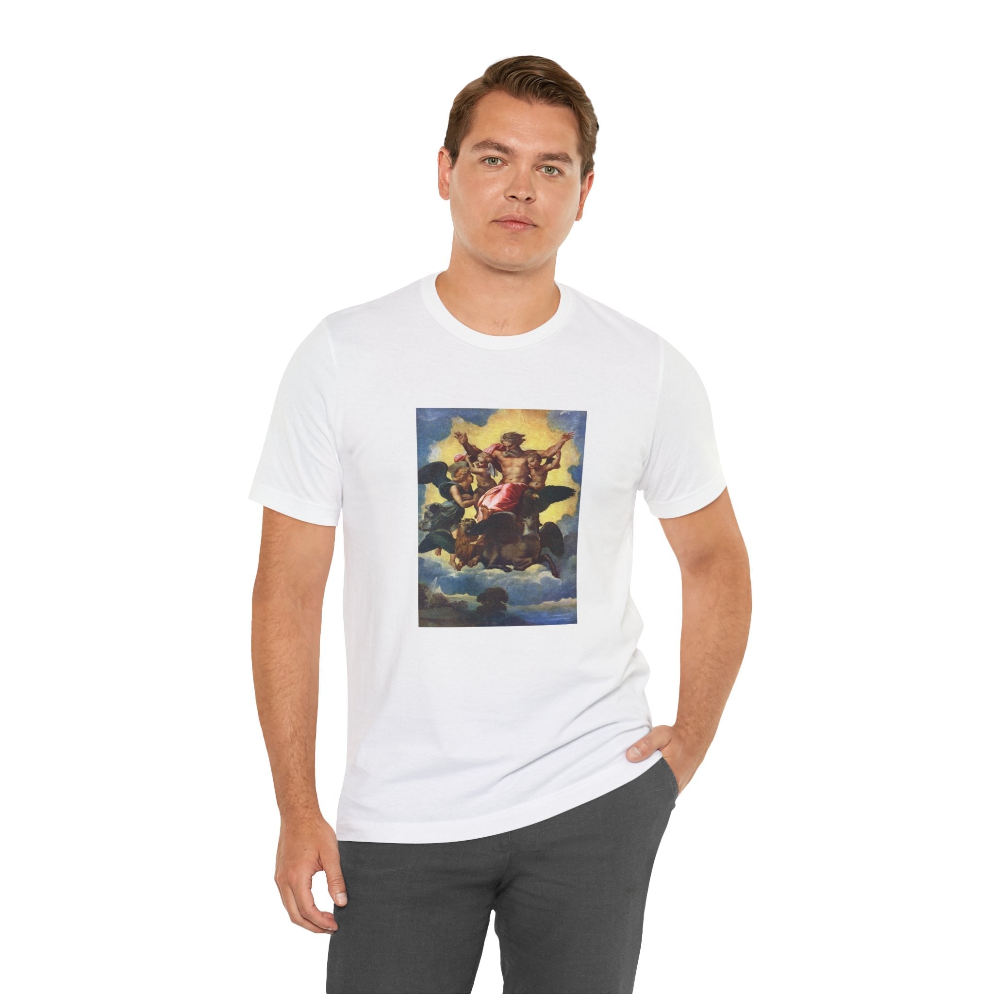 Masters of Art Raphael's Ezekiel's Vision Unisex Jersey Short Sleeve T-Shirt - POPvault