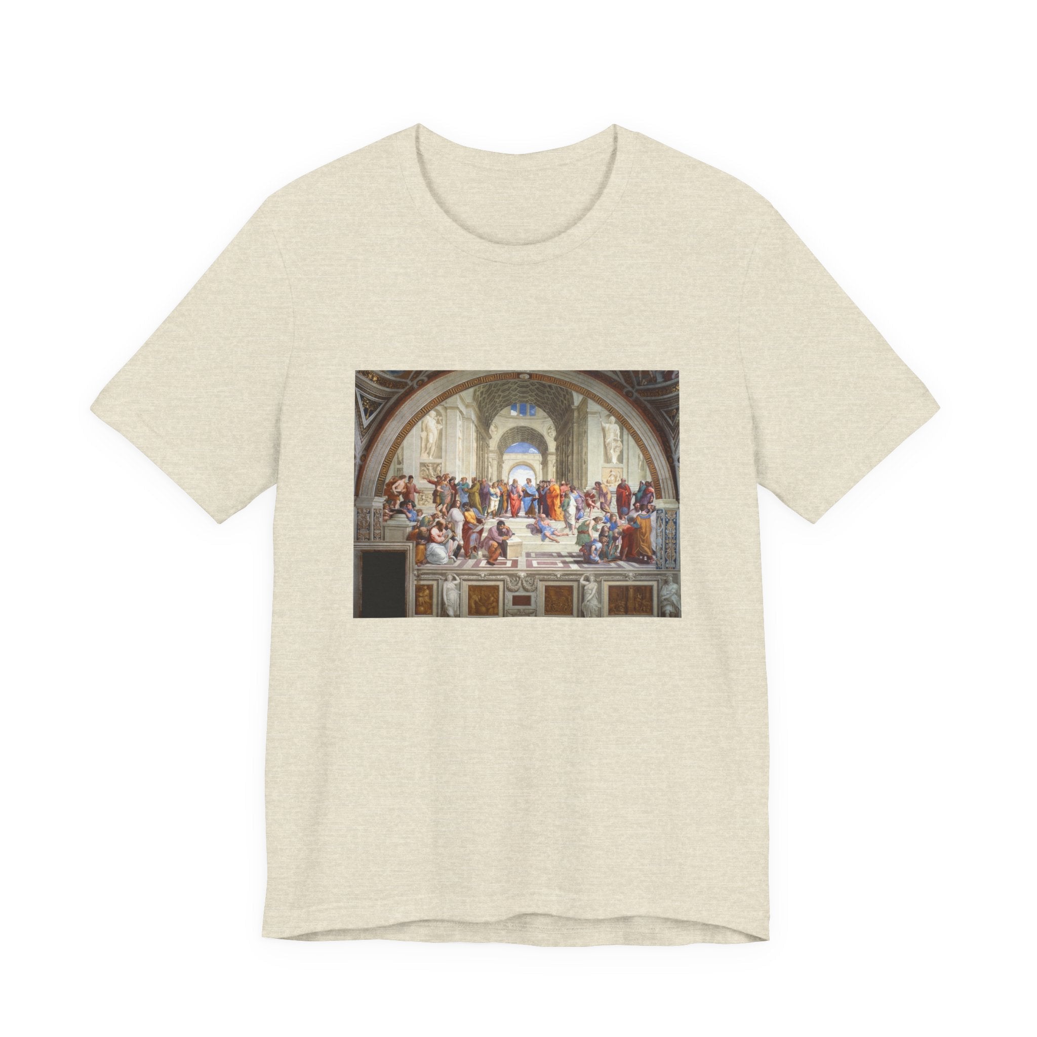 Masters of Art Raphael's The School of Athens Unisex Jersey Short Sleeve T-Shirt - POPvault