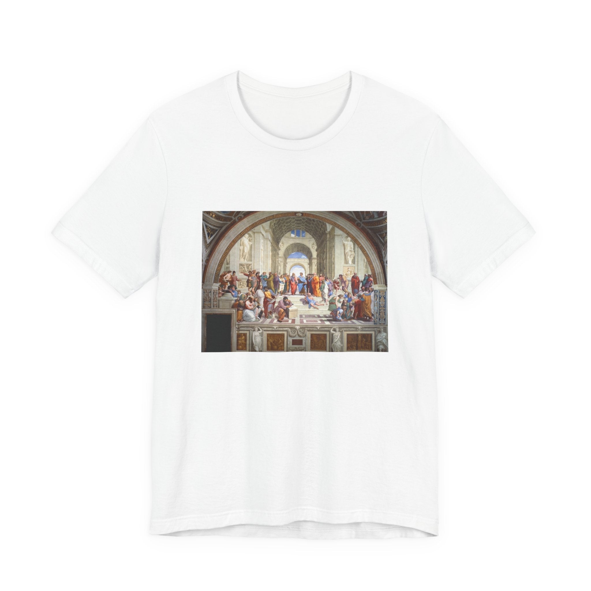 Masters of Art Raphael's The School of Athens Unisex Jersey Short Sleeve T-Shirt - POPvault