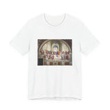 Masters of Art Raphael's The School of Athens Unisex Jersey Short Sleeve T-Shirt - POPvault