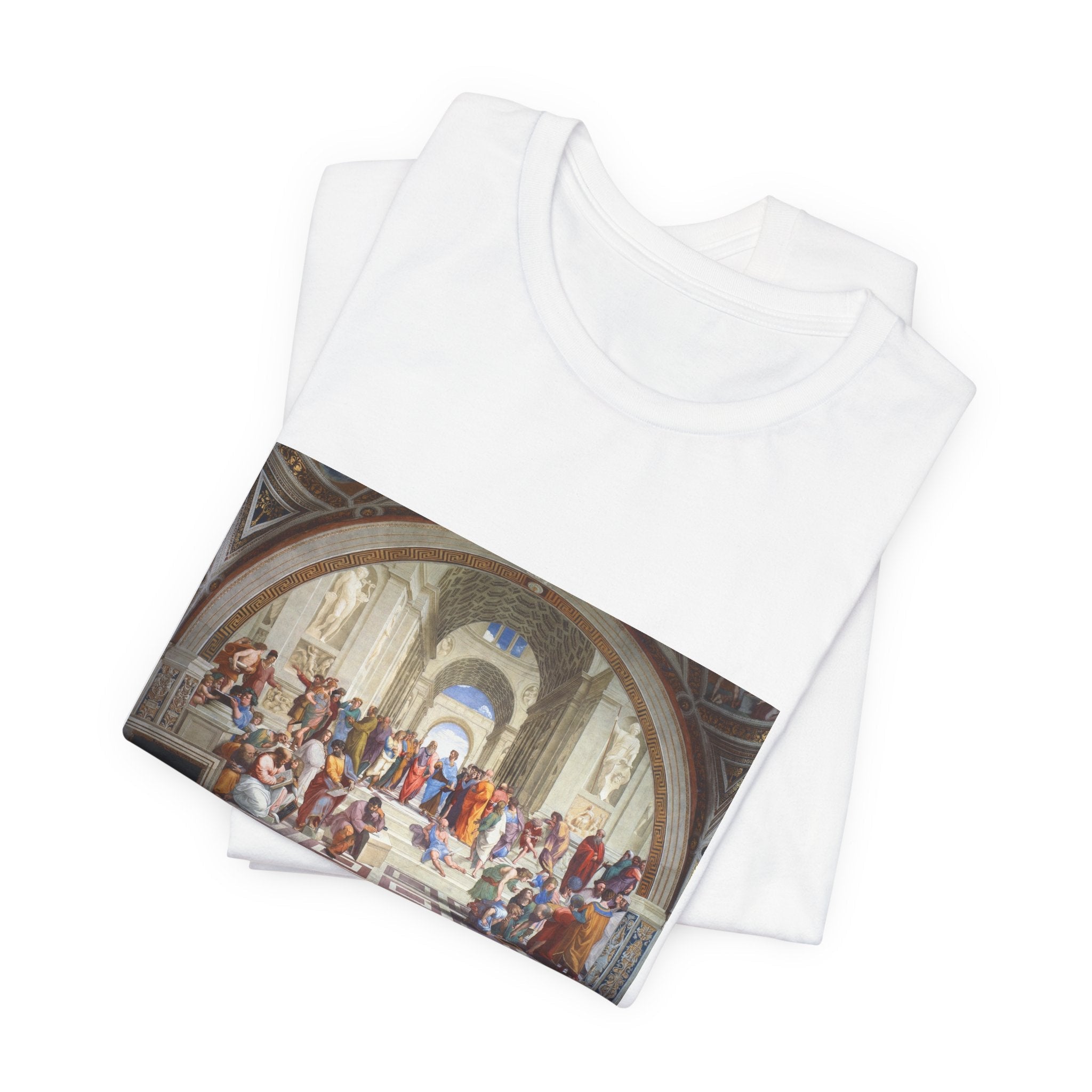 Masters of Art Raphael's The School of Athens Unisex Jersey Short Sleeve T-Shirt - POPvault
