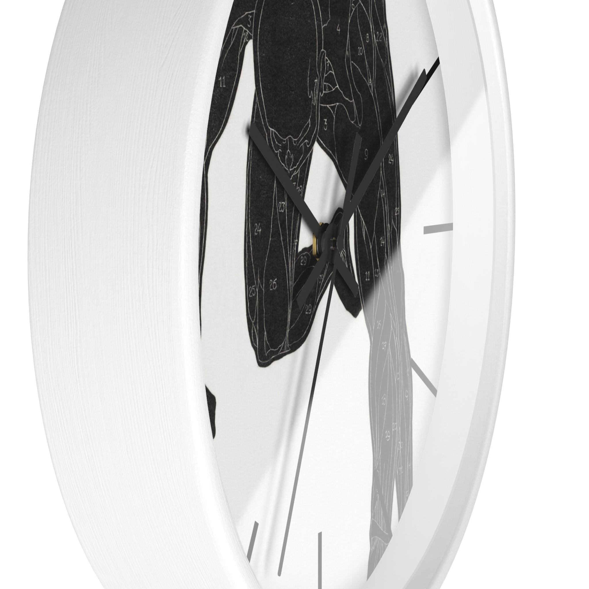 Masters of Art Reijer Stolk Anatomical Study of a Man Premium Wall Clock - POPvault