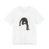 Masters of Art Reijer Stolk Anatomical study of a man's neck, arm and leg muscles in silhouette Unisex Jersey Short Sleeve T-Shirt - POPvault