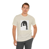 Masters of Art Reijer Stolk Anatomical study of a man's neck, arm and leg muscles in silhouette Unisex Jersey Short Sleeve T-Shirt - POPvault